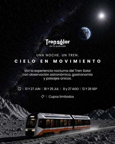 Tren Solar - Experiencia "Cielo en Movimiento" - Volcán