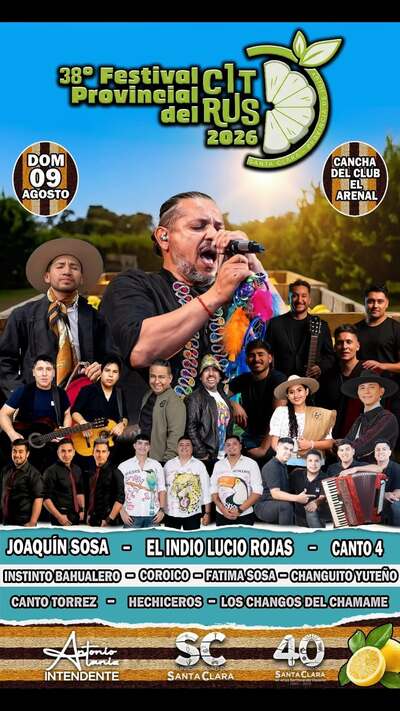38º Festival Provincial del Citrus 2026 - Santa Clara