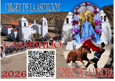 Fiesta Patronal en Honor a la Virgen de la Asunción y Tradicional Toreo de la Vincha 2026 - Casabindo