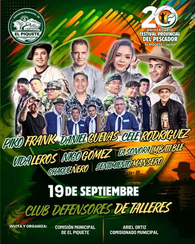 20° Aniversario del Festival Provincial del Pescador - El Piquete