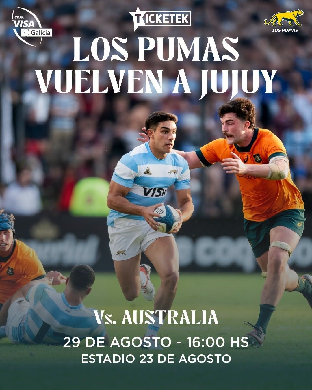 Los Pumas vs Australia - Capital