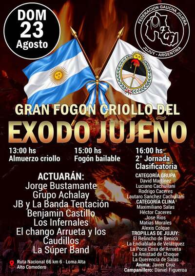 Gran Fogón Criollo del Éxodo Jujeño - Capital