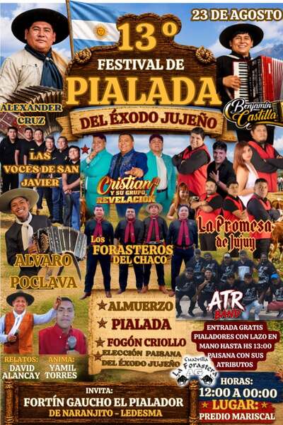 13° Festival de Pialada del Éxodo Jujeño - Capital