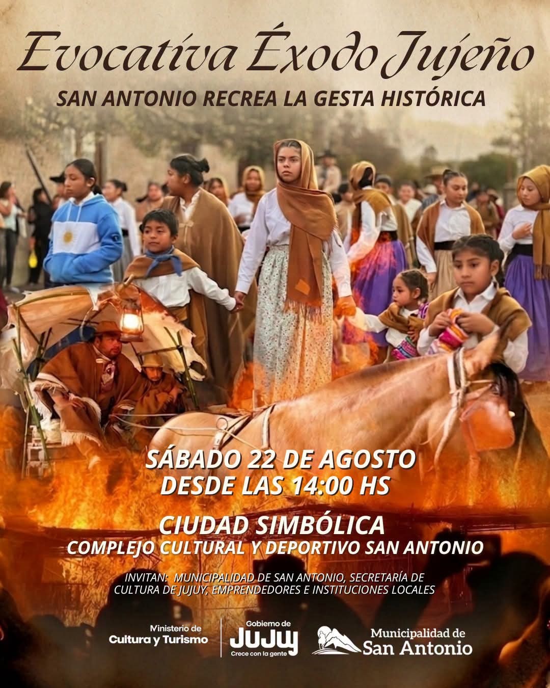 Marcha Evocativa Éxodo Jujeño - San Antonio