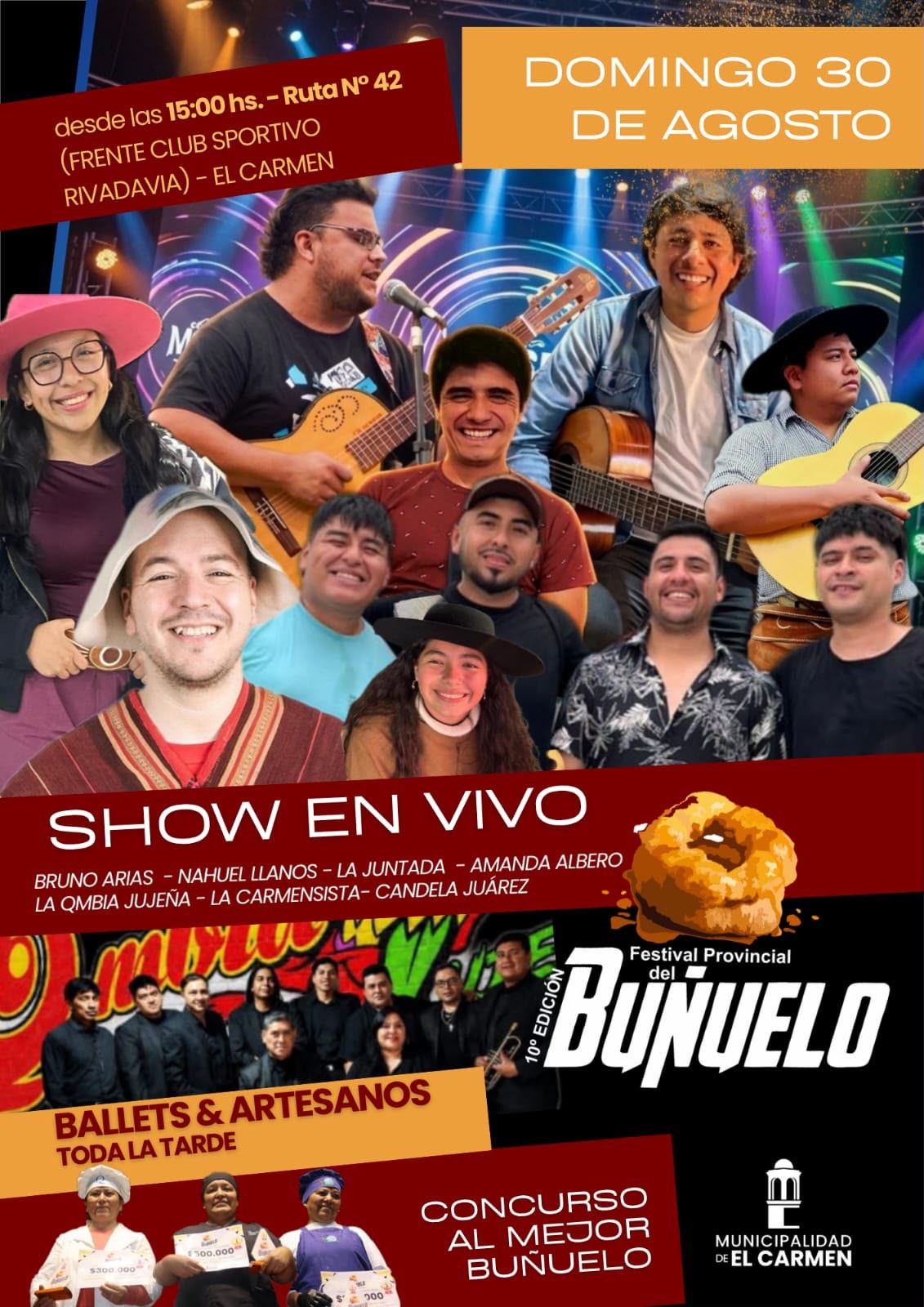 10° Festival Provincial del Buñuelo - El Carmen
