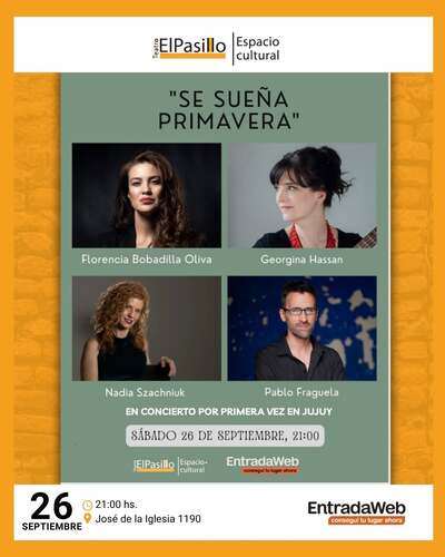Concierto: "Se Sueña en Primavera" - Capital